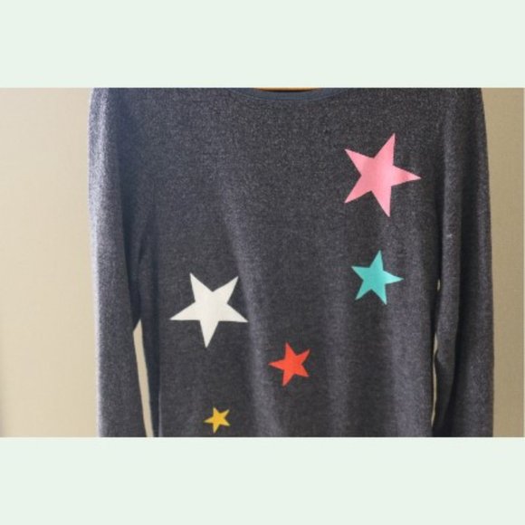 Wildfox Star Scatter Brushed Knit Sweater Lounge - Picture 4 of 12
